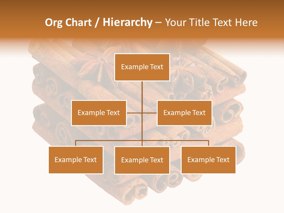 Gourmet Decoration Cinnamon PowerPoint Template