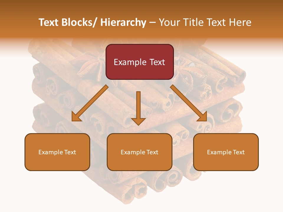 Gourmet Decoration Cinnamon PowerPoint Template