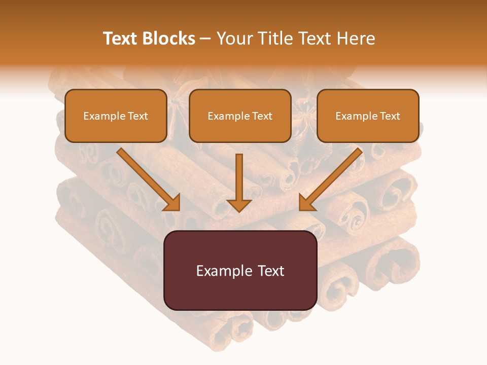Gourmet Decoration Cinnamon PowerPoint Template