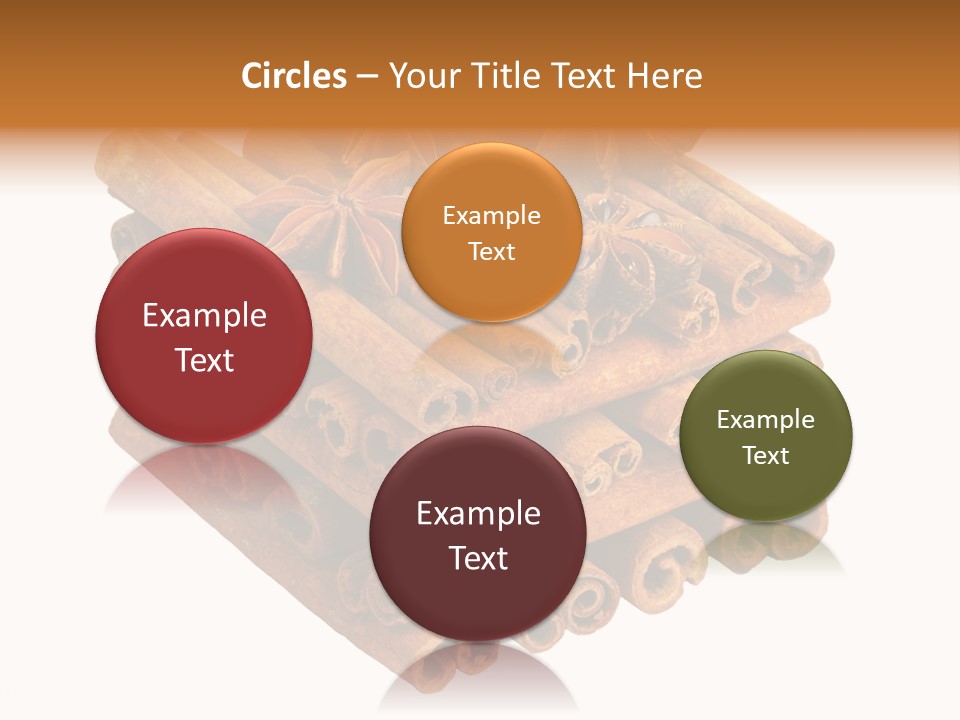 Gourmet Decoration Cinnamon PowerPoint Template