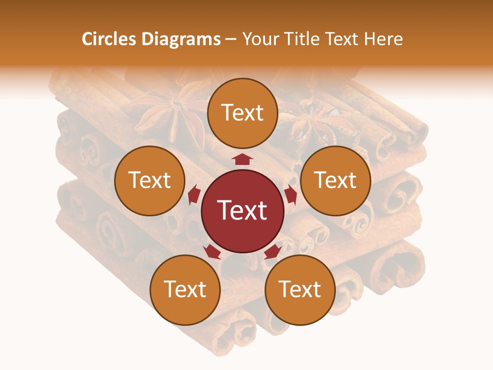 Gourmet Decoration Cinnamon PowerPoint Template