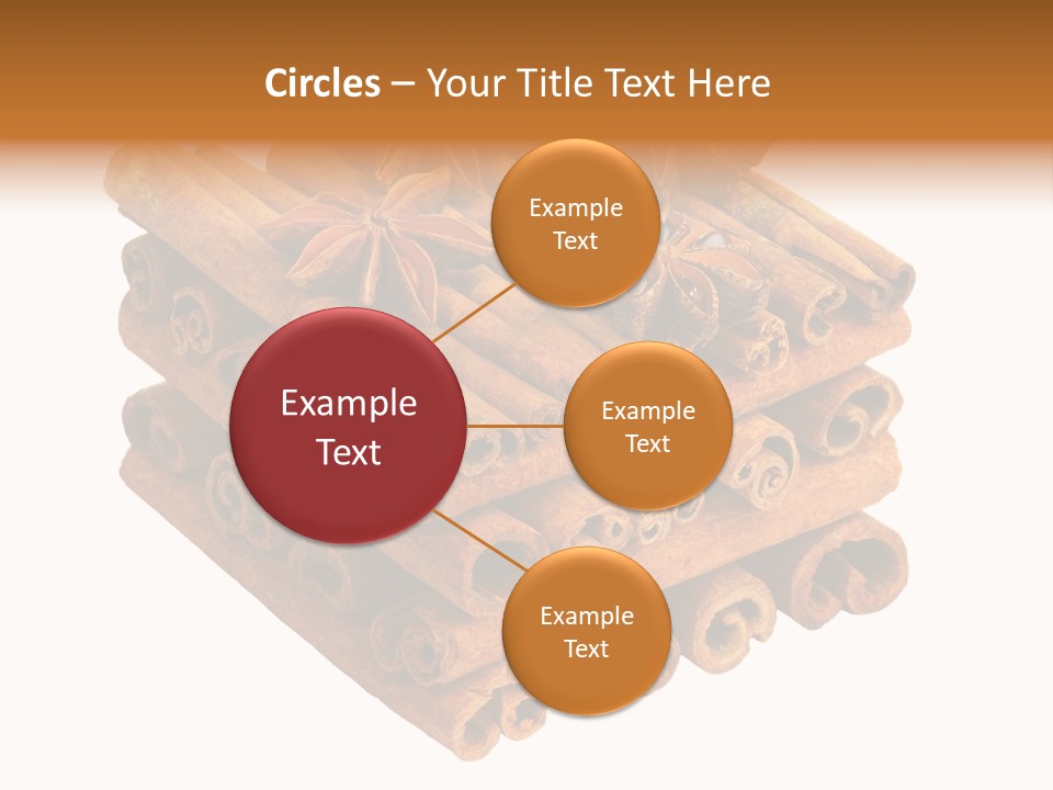 Gourmet Decoration Cinnamon PowerPoint Template