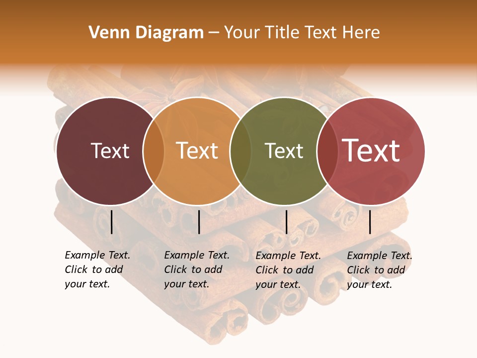 Gourmet Decoration Cinnamon PowerPoint Template