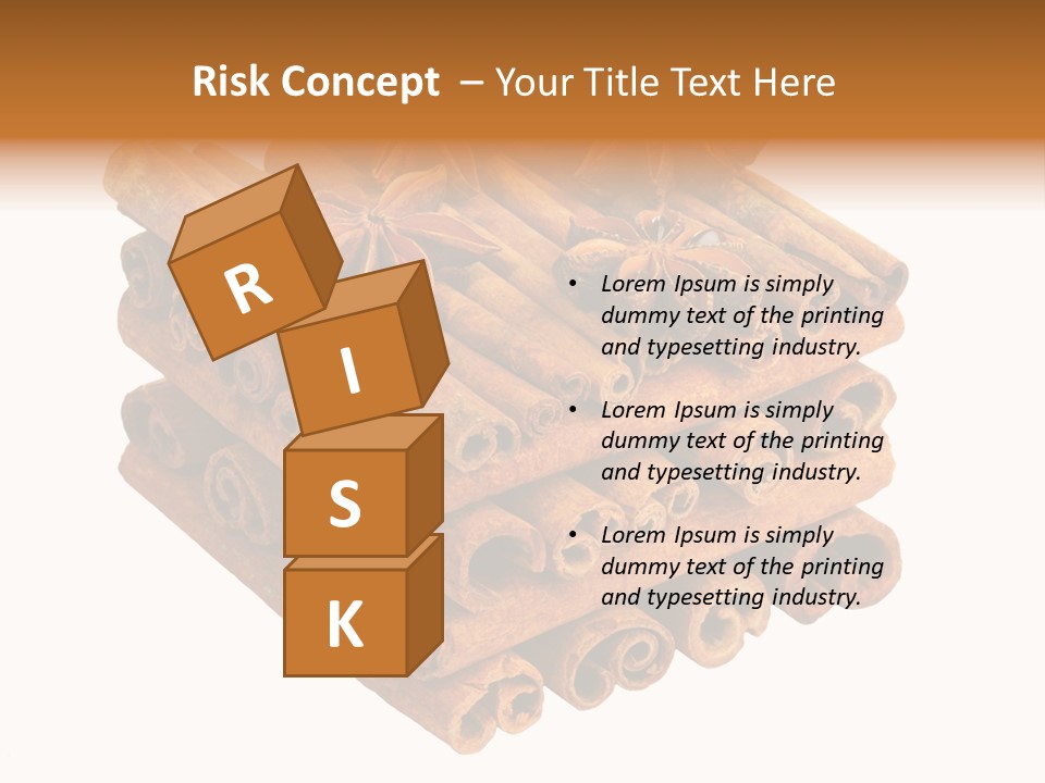 Gourmet Decoration Cinnamon PowerPoint Template