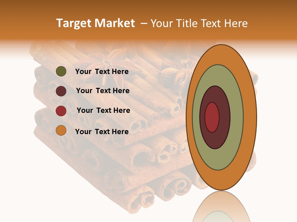 Gourmet Decoration Cinnamon PowerPoint Template