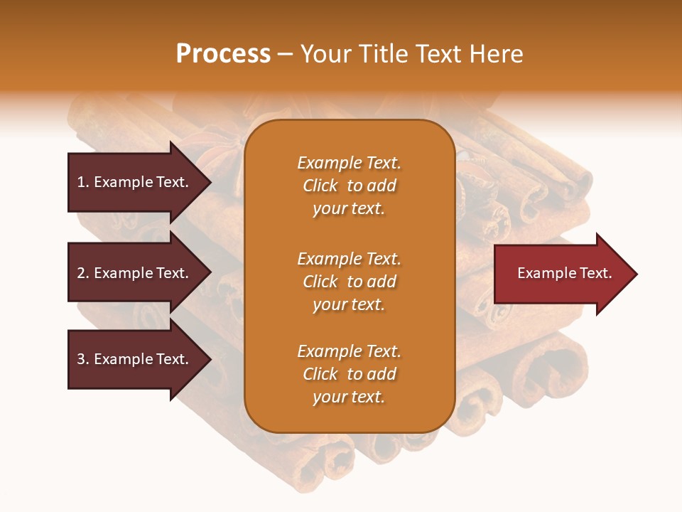 Gourmet Decoration Cinnamon PowerPoint Template