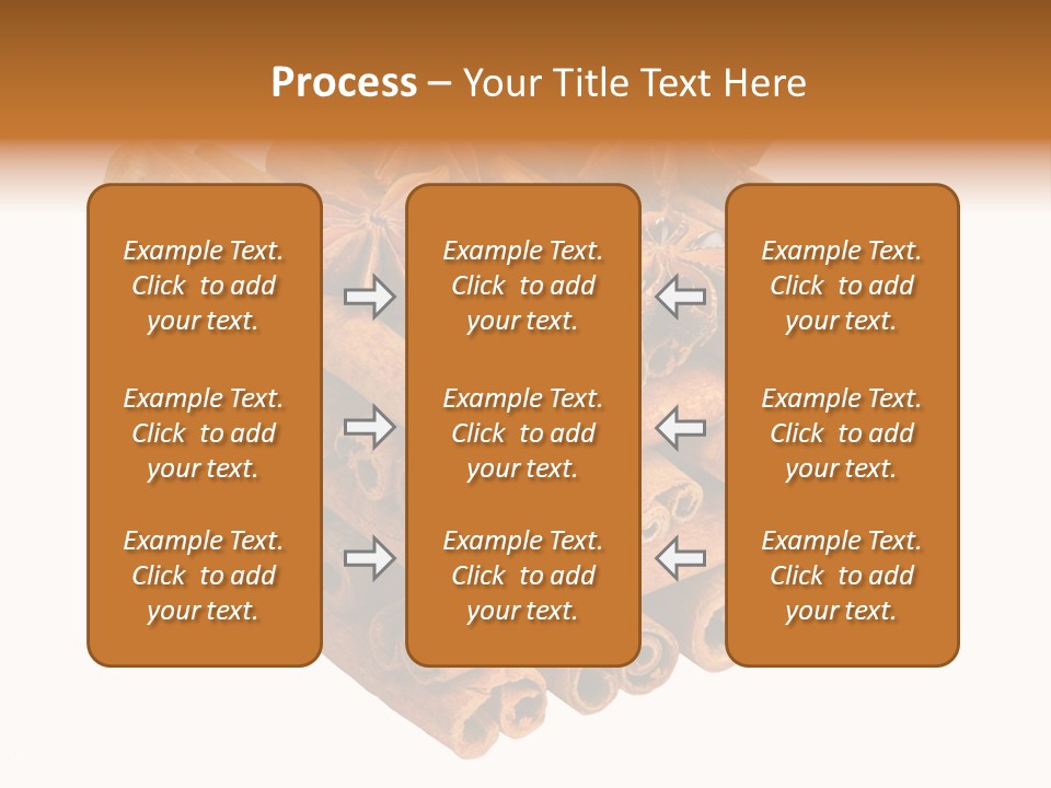 Gourmet Decoration Cinnamon PowerPoint Template