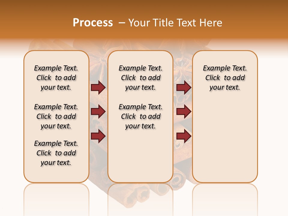 Gourmet Decoration Cinnamon PowerPoint Template