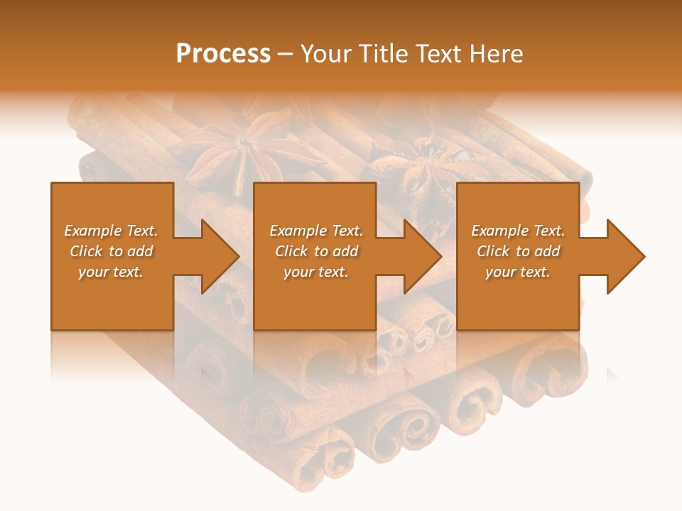 Gourmet Decoration Cinnamon PowerPoint Template