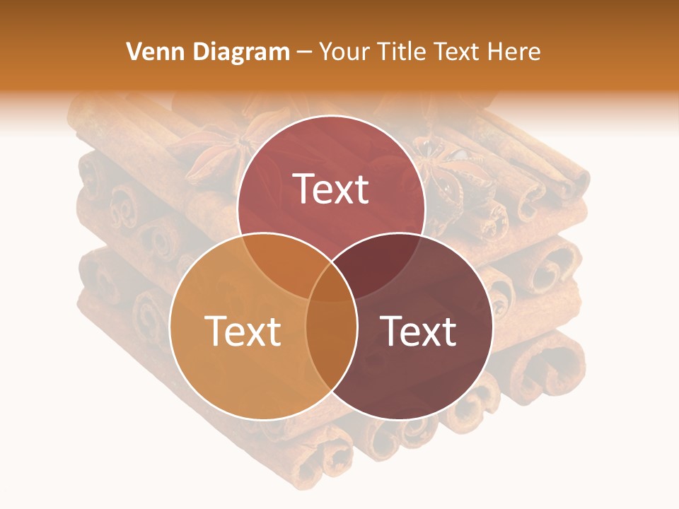 Gourmet Decoration Cinnamon PowerPoint Template