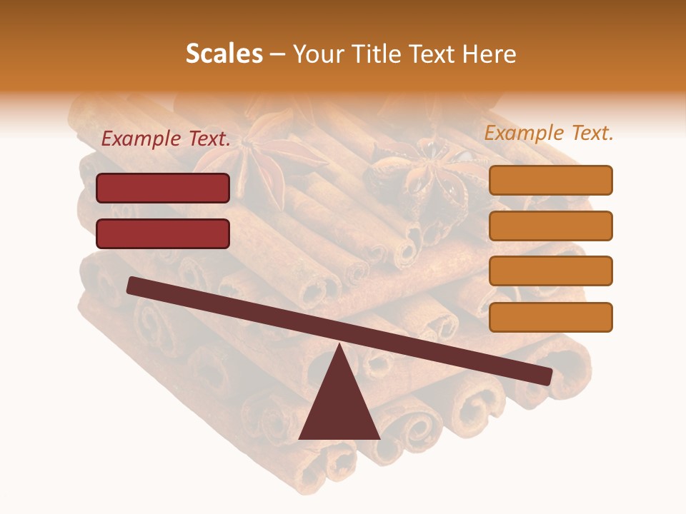 Gourmet Decoration Cinnamon PowerPoint Template