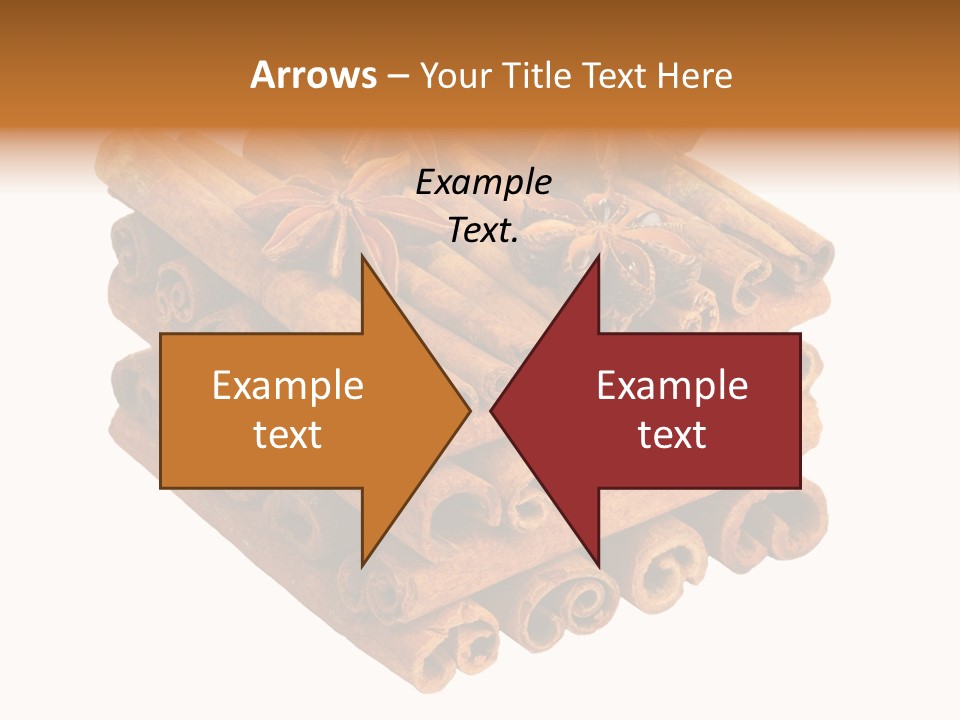 Gourmet Decoration Cinnamon PowerPoint Template