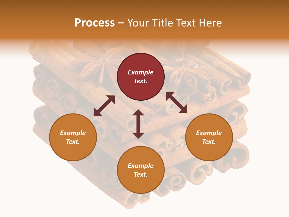 Gourmet Decoration Cinnamon PowerPoint Template