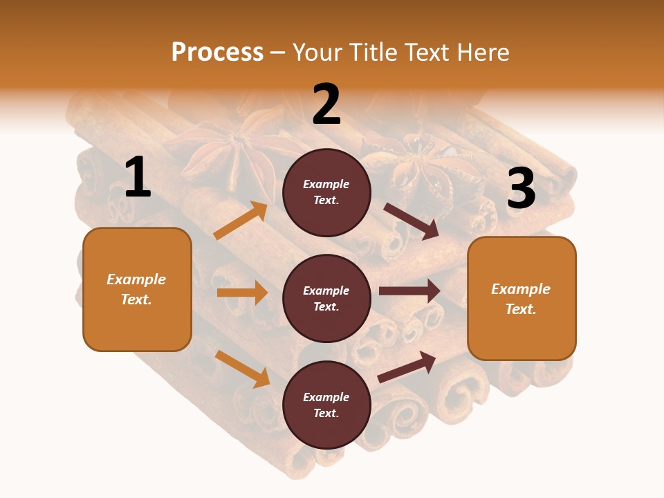Gourmet Decoration Cinnamon PowerPoint Template