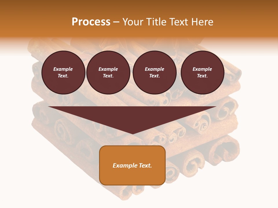 Gourmet Decoration Cinnamon PowerPoint Template