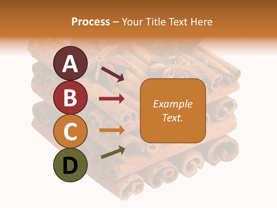 Gourmet Decoration Cinnamon PowerPoint Template