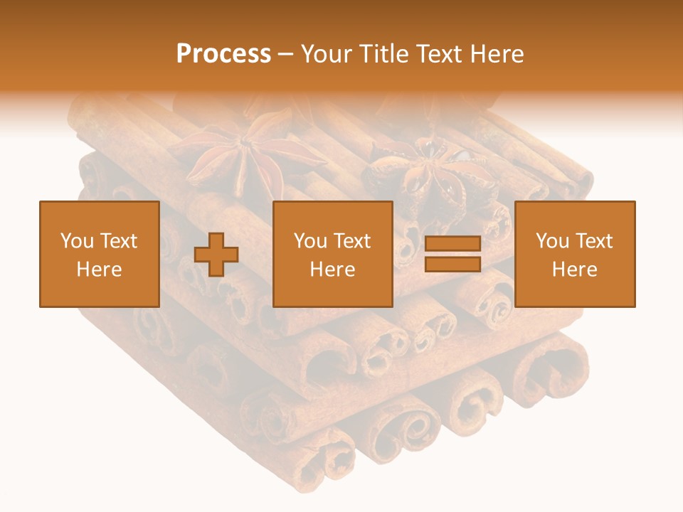 Gourmet Decoration Cinnamon PowerPoint Template