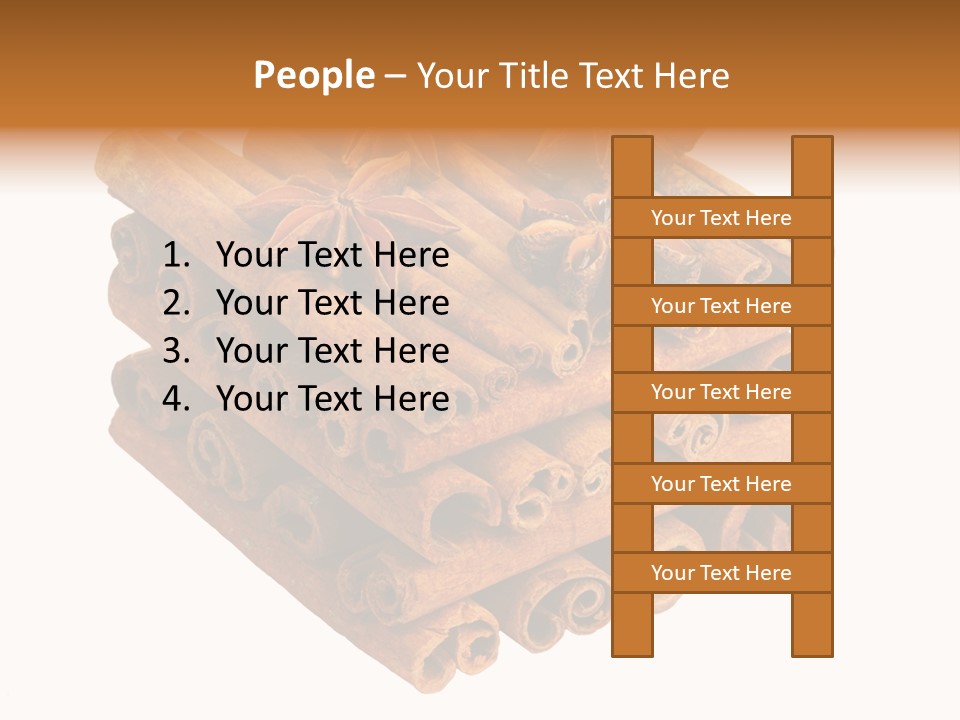Gourmet Decoration Cinnamon PowerPoint Template