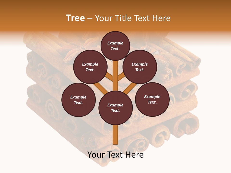 Gourmet Decoration Cinnamon PowerPoint Template