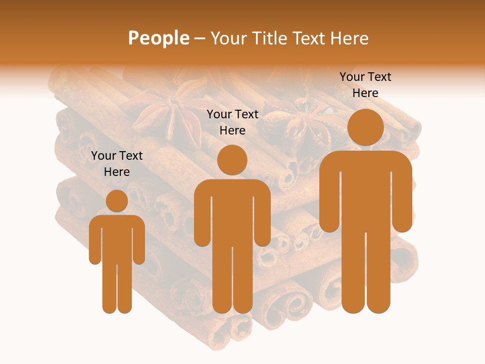 Gourmet Decoration Cinnamon PowerPoint Template