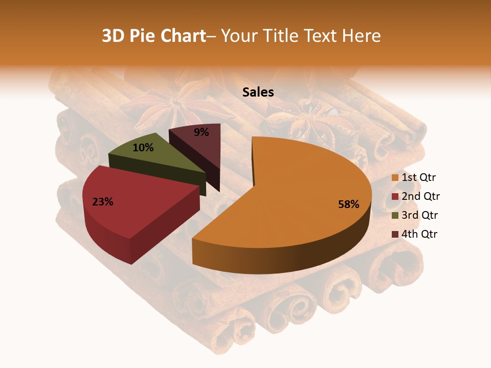 Gourmet Decoration Cinnamon PowerPoint Template