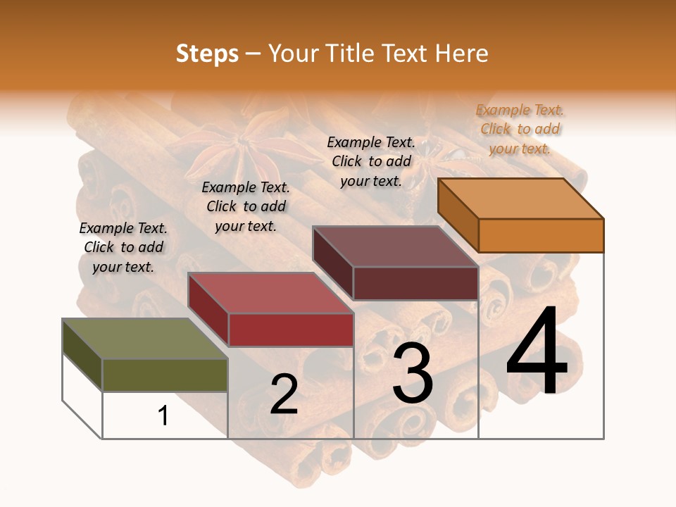 Gourmet Decoration Cinnamon PowerPoint Template