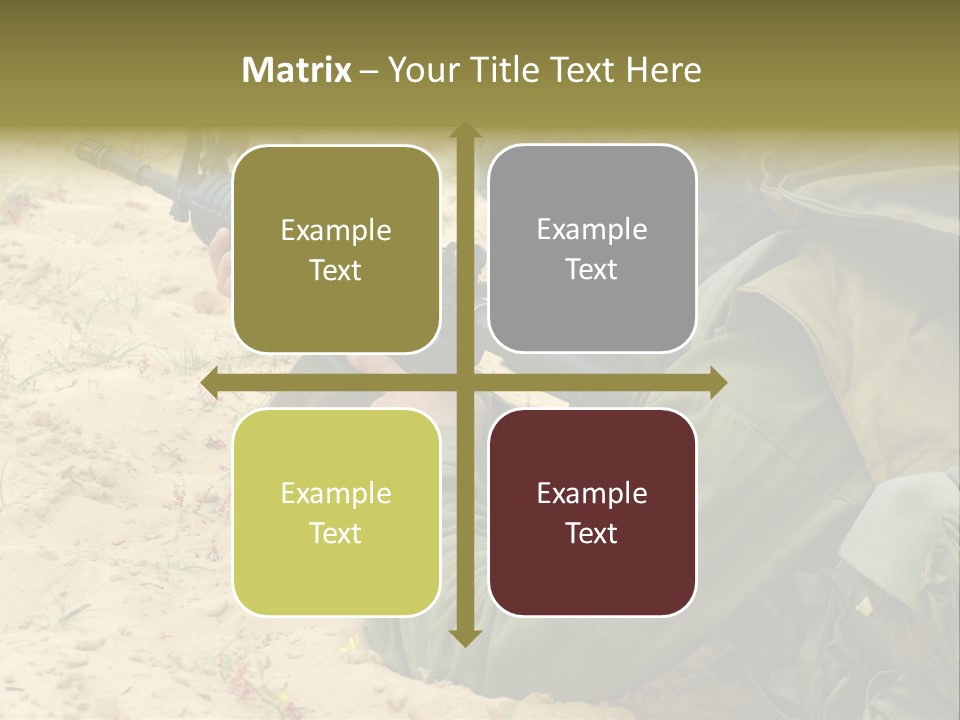 Duty Palestinians Conflict PowerPoint Template