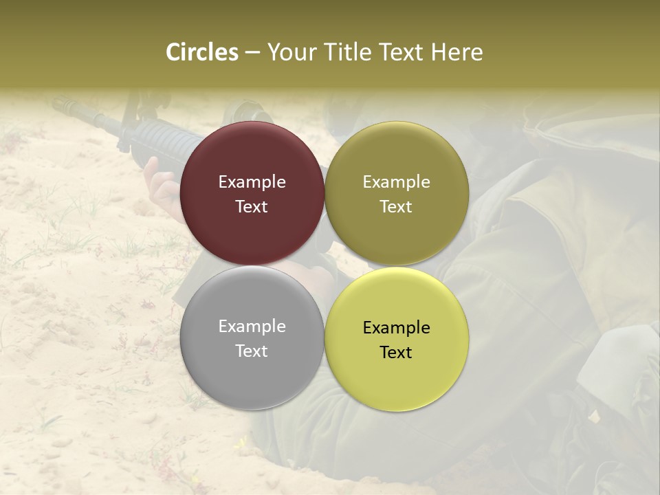 Duty Palestinians Conflict PowerPoint Template