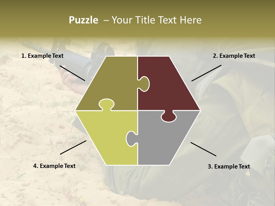 Duty Palestinians Conflict PowerPoint Template