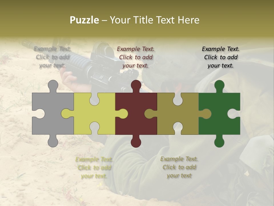 Duty Palestinians Conflict PowerPoint Template