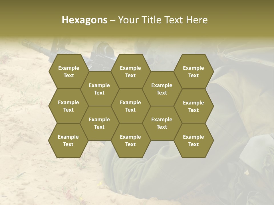 Duty Palestinians Conflict PowerPoint Template