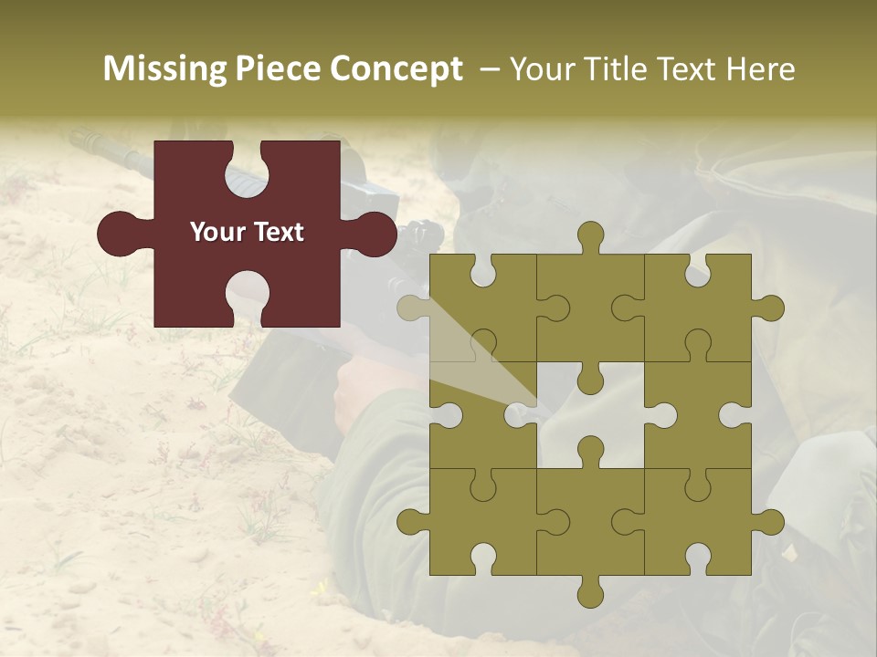 Duty Palestinians Conflict PowerPoint Template