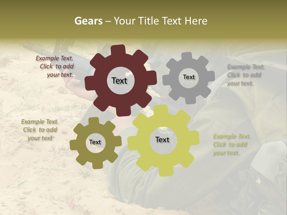 Duty Palestinians Conflict PowerPoint Template