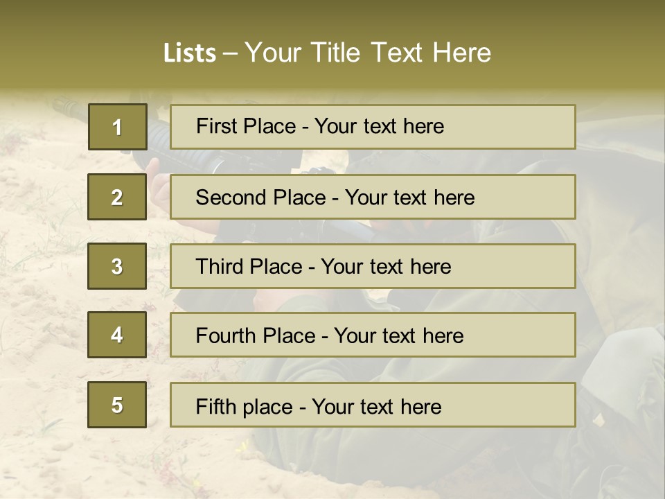Duty Palestinians Conflict PowerPoint Template