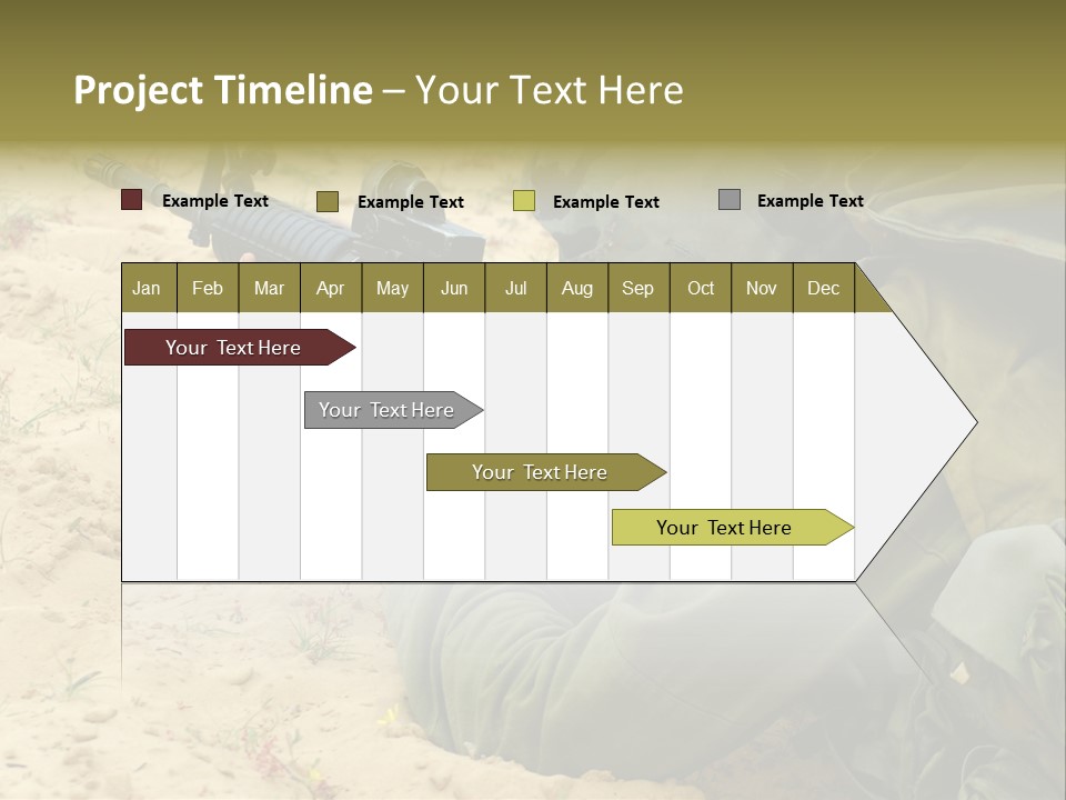Duty Palestinians Conflict PowerPoint Template