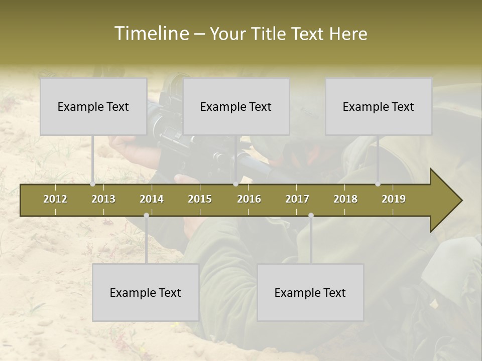 Duty Palestinians Conflict PowerPoint Template