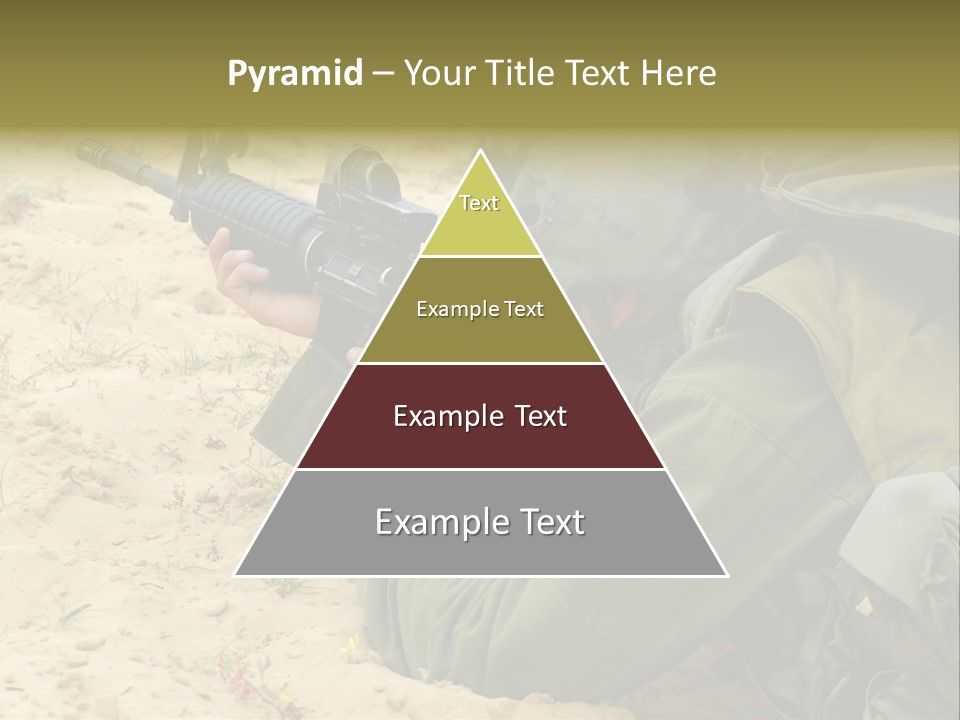 Duty Palestinians Conflict PowerPoint Template