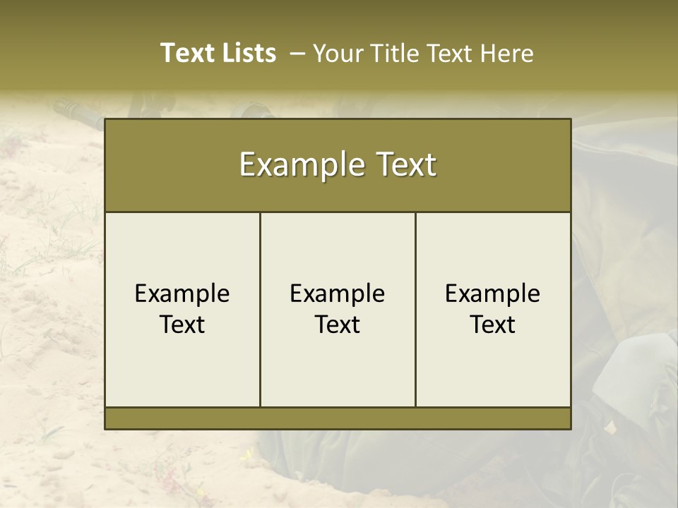Duty Palestinians Conflict PowerPoint Template