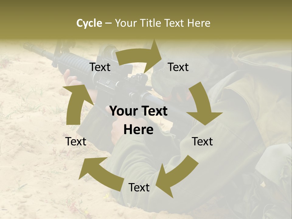 Duty Palestinians Conflict PowerPoint Template