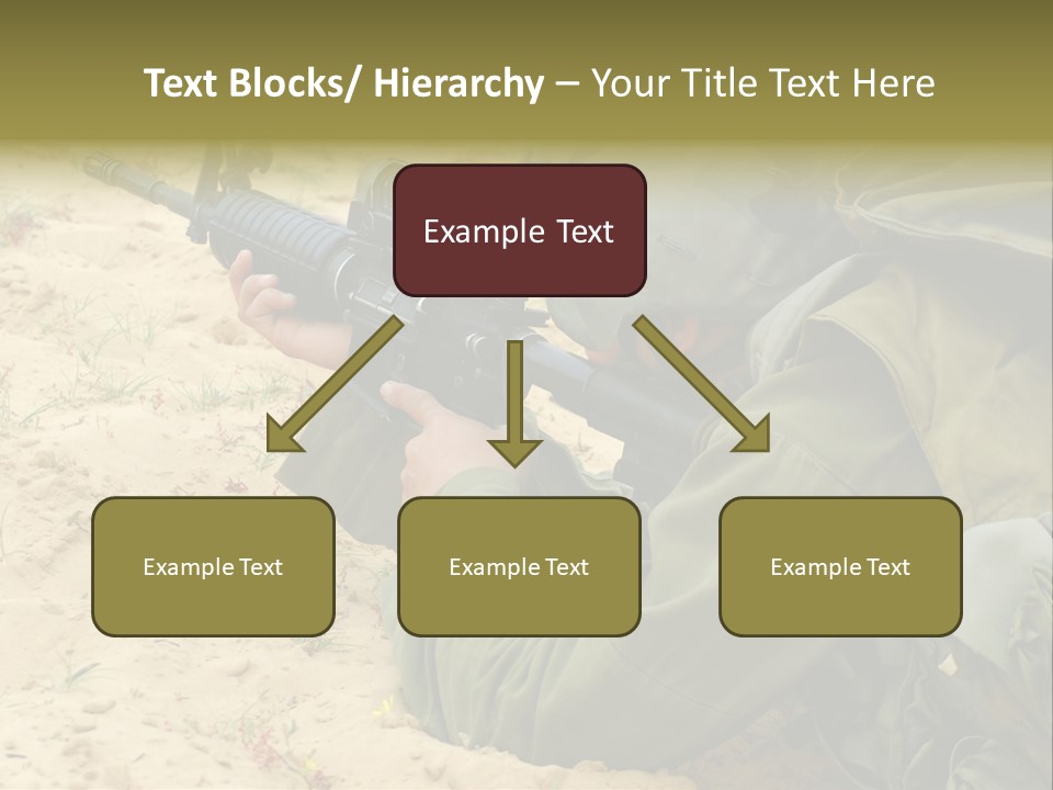 Duty Palestinians Conflict PowerPoint Template