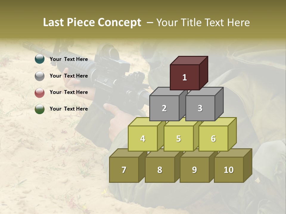 Duty Palestinians Conflict PowerPoint Template