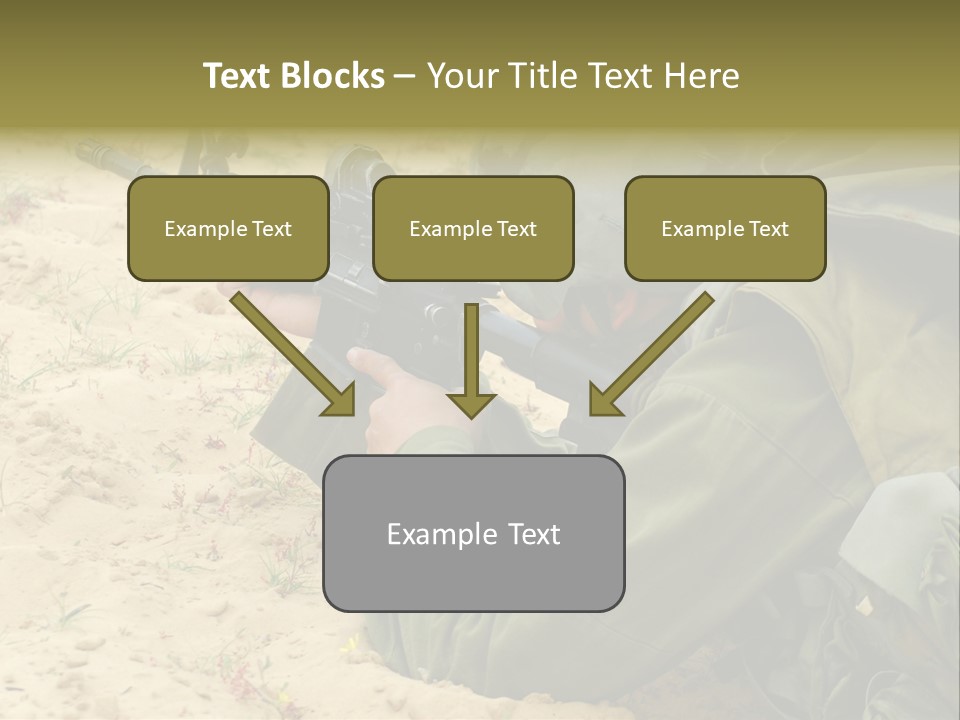 Duty Palestinians Conflict PowerPoint Template