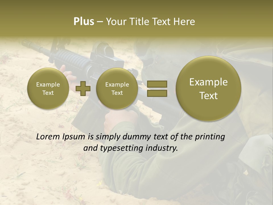 Duty Palestinians Conflict PowerPoint Template