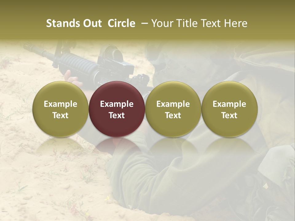 Duty Palestinians Conflict PowerPoint Template