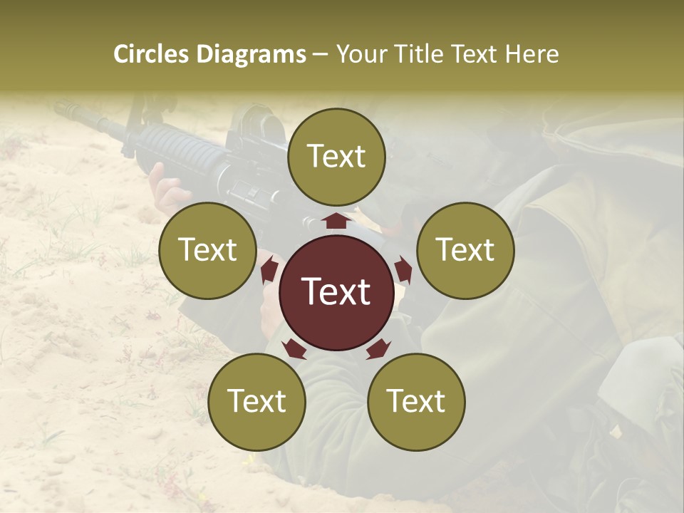 Duty Palestinians Conflict PowerPoint Template