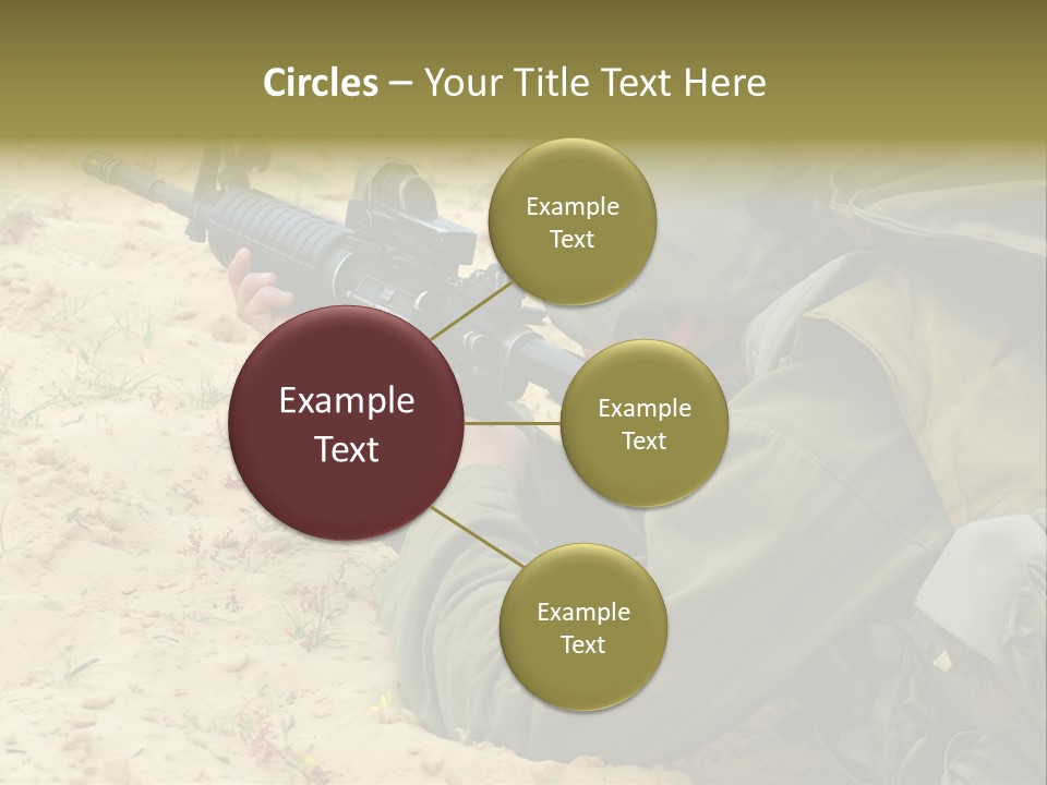 Duty Palestinians Conflict PowerPoint Template