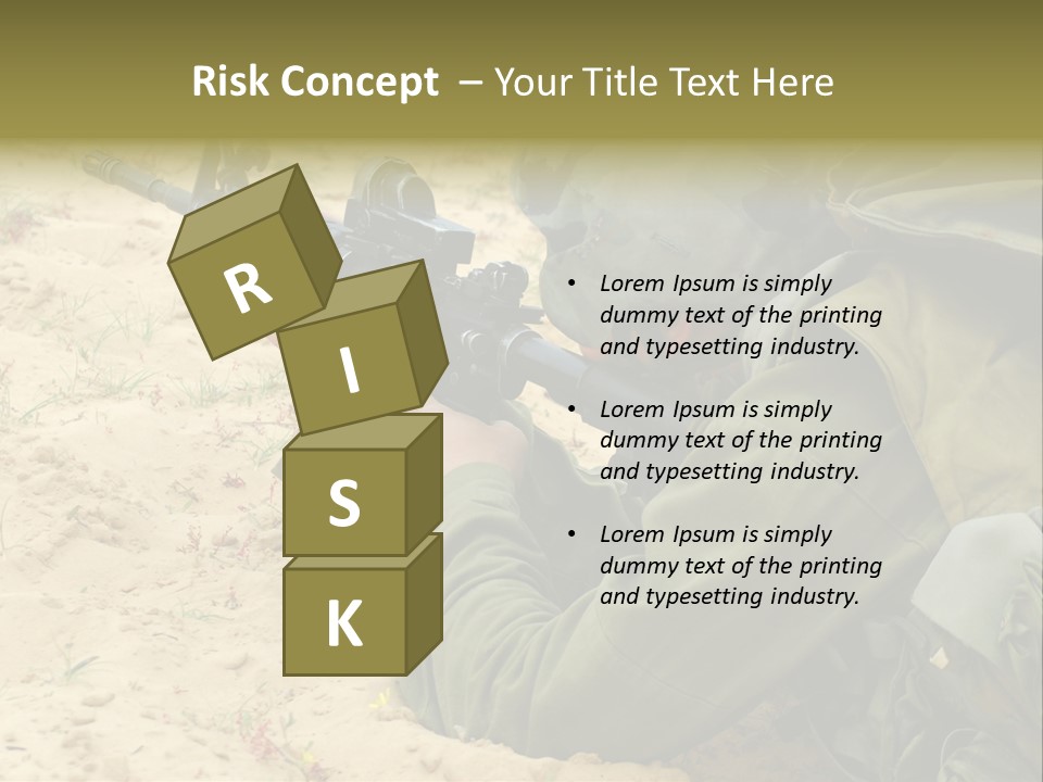 Duty Palestinians Conflict PowerPoint Template