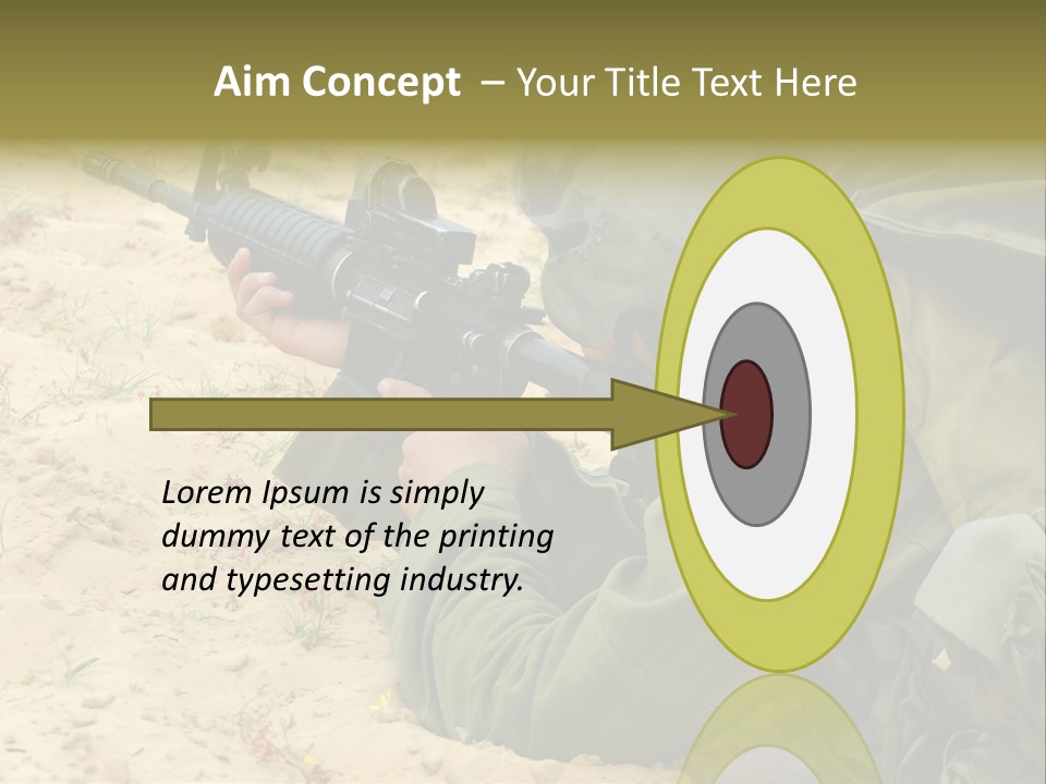 Duty Palestinians Conflict PowerPoint Template