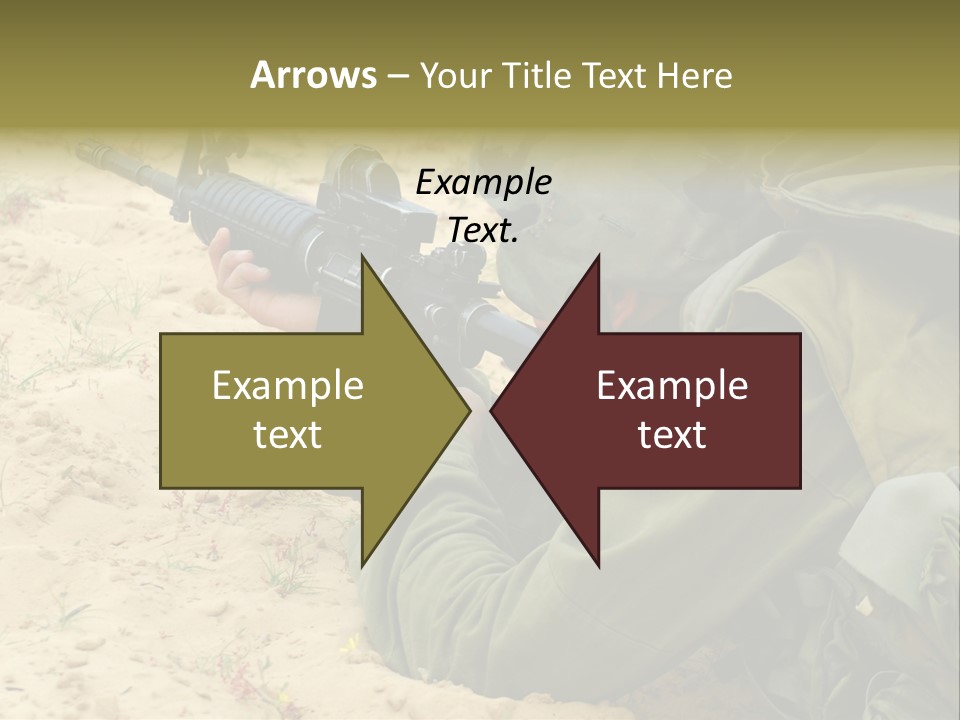 Duty Palestinians Conflict PowerPoint Template