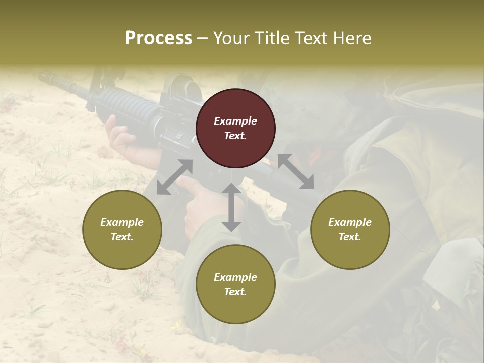 Duty Palestinians Conflict PowerPoint Template